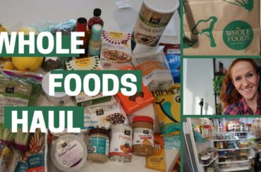 HEALTHY WHOLE FOODS HAUL + FRIDGE TOUR | shop with me, see my fridge, my favorite healthy snacks