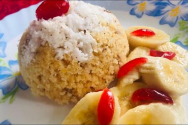 Sweet putt|| Healthy steamed rice cake by fruits|| kids special recipe||Tiffin box idea🍊🍓🍉🍎!!