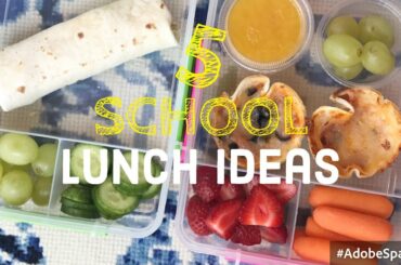 5 Healthy Back To School Lunch Ideas! | Bento Box