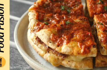 Giant Cheese Kabab Naan Sandwich Recipe By Food Fusion