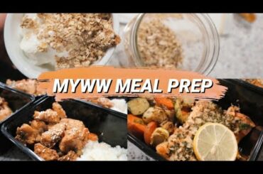 WW WEEKLY MEAL PREP HOMEMADE GRANOLA, CHICKEN TERIYAKI, & MORE!