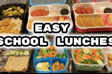 EASY SCHOOL LUNCHES - WEEK OF SCHOOL LUNCHES - DECEMBER 2019 LUNCH IDEAS