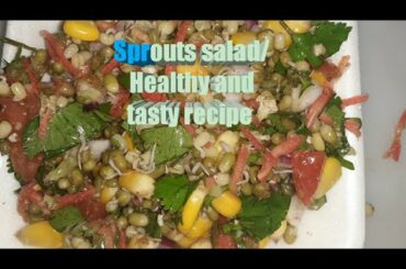 Healthy and delicious salad/Sprouts salad