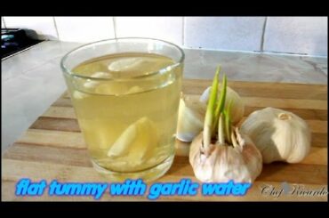 Flat Tummy With Garlic Water ( Lose Belly Fat In A Week ) | Recipes By Chef Ricardo