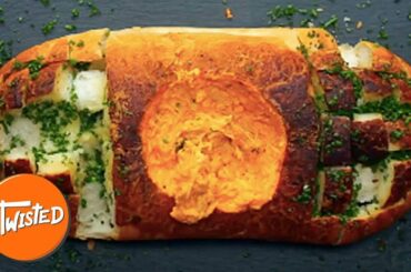 Buffalo Chicken Hedgehog Bread Recipe | Game Day Appetizers | Buffalo Chicken Recipes | Twisted