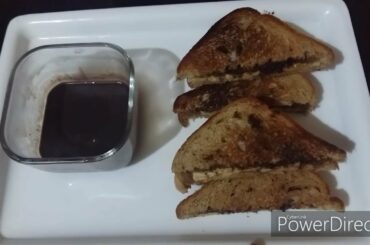 Chocolate sandwich in Wheat Bread