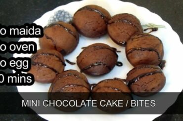 Healthy Wheat chocolate cake without oven/ Egg less no sugar cake