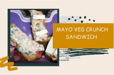 Mayo Veg Crunch Sandwich | Healthy snacks for kids | very yummy |  Nutritious | @myfewlittlethings