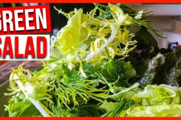 Always Make Your own Salad Mix | Green Lettuce and Herb Salad