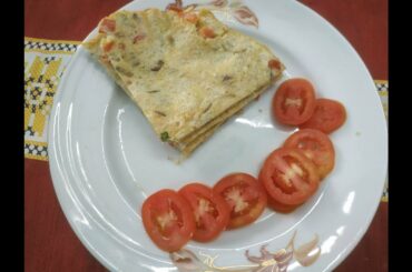 ওটস ওমলেট ডায়েট রেসিপি | Healthy Breakfast Recipe | Oats Egg Omelette Recipe |Rawasi’s Kitchen