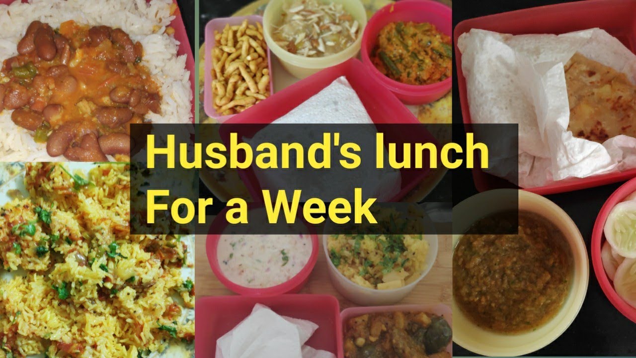 Husband's Lunch box idea for a week..Just Try These Yummy Recipe For Next Week Tifin Husband's Lunch box idea for a week..Just Try These Yummy Recipe For Next Week Tifin