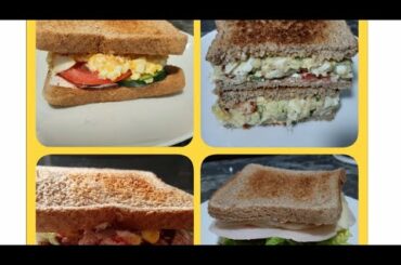 4 healthy sandwichs for lunch or dinner 🥪