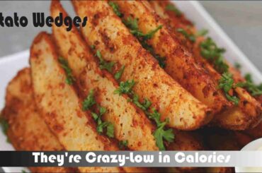 Aloo Fry Recipe- Healthy and low Calorie, Potato Wedges without Oil