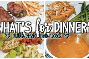 WHAT'S FOR DINNER? | EASY AND AFFORDABLE DINNERS | COOK WITH ME | DEC 5-11