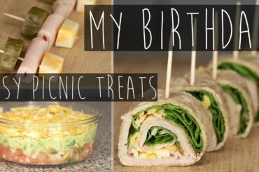 3 Easy Healthy Picnic Food Ideas | MY BIIIIRTHDAY | Eva Chung