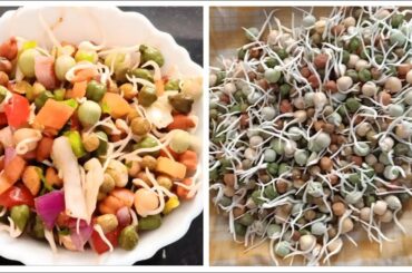 మొలకలను ఇలా రుచిగా చేసుకోండి పిల్లలు కూడా ఇష్టంగా తింటారు ||Healthy  Sprouts Salad Recipe