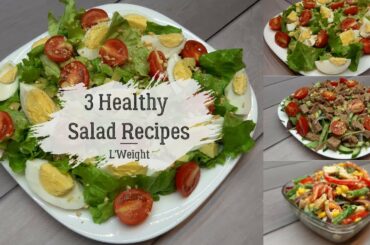 3 Healthy Salad Recipes For Weight Loss | Tasty & Easy Salad Recipes For Healthy Dinner or Lunch