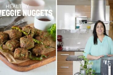 Healthy Veg Nuggets Recipe in Philips Air fryer - Indian Air fryer Recipes