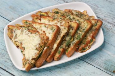 Quick Breakfast - Egg toast recipe | Cheese Egg Toast | Egg Bread Toast Recipe