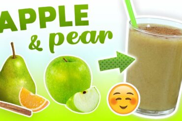 Apple Pear Smoothie (Weight Loss Smoothie Recipe)