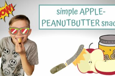 SIMPLE APPLE-PEANUTBUTTER SNACK | recipes for kids | TAL'S LIFESTYLE TV