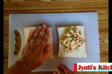 Veg Paneer Sandwich on Tawa Recipe