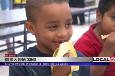 Study: Adding healthy snacks to kids' diet helps them get nutrients they need
