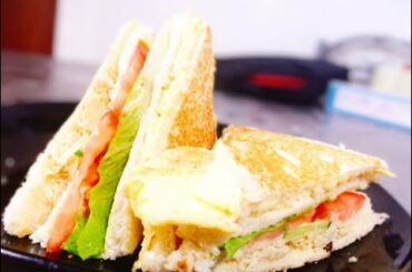 CHICKEN Club Sandwich,,, Famous Cafe style,,,Simple Recipe,,,