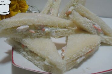 Chicken Salad Sandwich/চিকেন স্যান্ডউইচ/ Easy & Quick Mayo Sandwich/Sandwich Recipe/breakfast idea