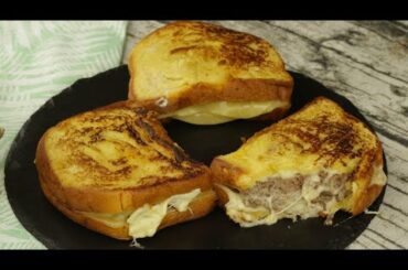 Savory pain perdu: the perfect sandwich for a delicious snack!