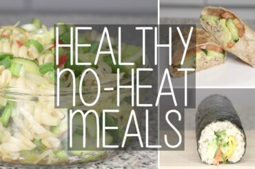How to | 3 Easy No Heat Healthy Meals for School & Work | Eva Chung