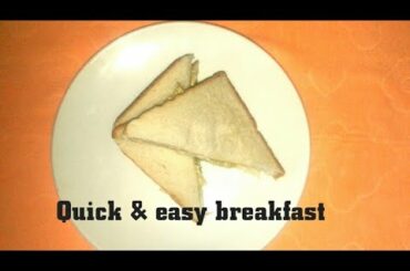 Scrambled egg sandwich Quick and easy breakfast(my breakfast today  december 18)