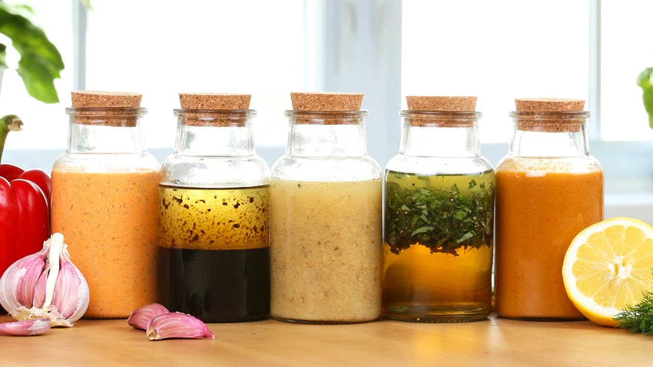 5 EASY Salad Dressings 5 EASY Salad Dressings