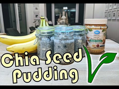 EASY 🌱VEGAN🌱 PEANUT BUTTER – CHIA SEED PUDDING – Healthy snack or breakfast idea! EASY 🌱VEGAN🌱 PEANUT BUTTER - CHIA SEED PUDDING - Healthy snack or breakfast idea!