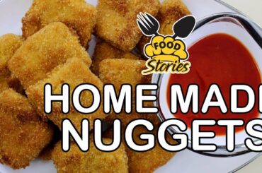 Homemade Chicken Nuggets Recipe | How To Make Crispy Nuggets for kids lunch box