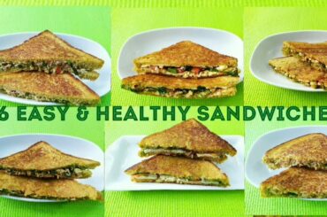 6 Easy & Healthy Sandwiches at Home in *Hindi/Urdu*
