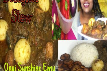 How to Make Ayamase Stew | Ofada Sauce AKA Designer Stew | Onyi Sunshine Emy