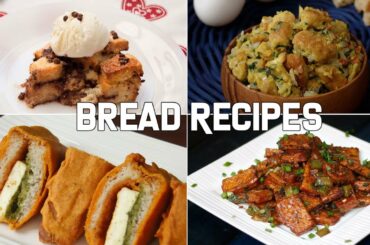 4 Easy Snacks Using Bread | Easy Bread Recipes
