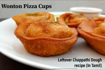 Fried Vegetable Wonton Cups using Leftover Dough| mehus kitchen| Snack ideas