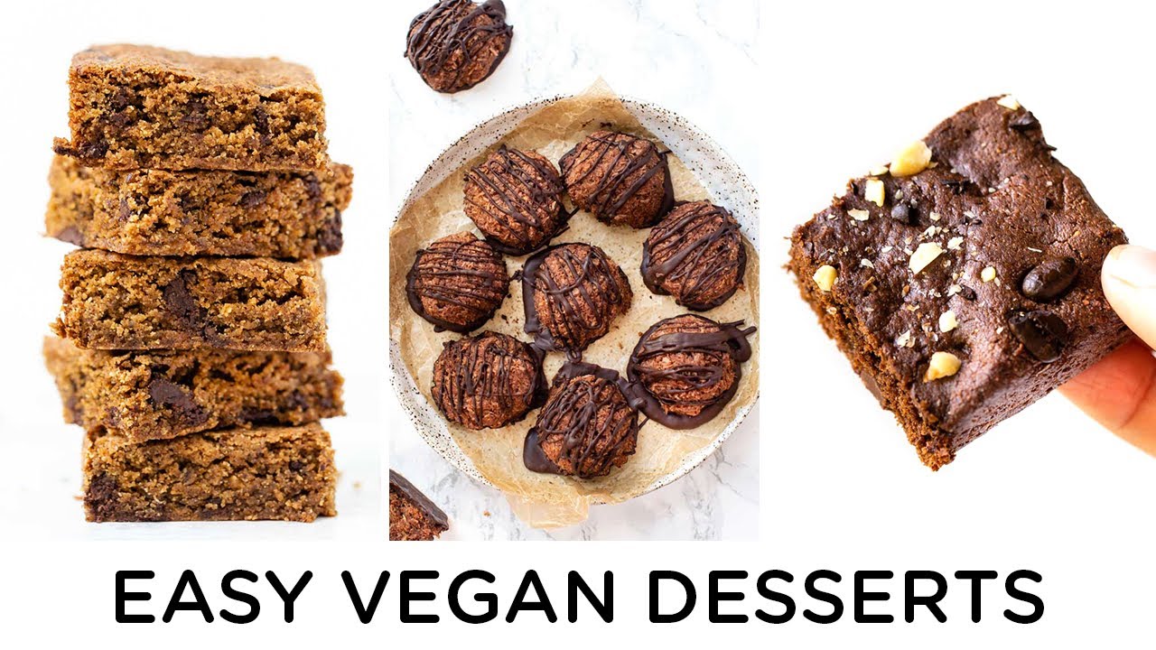 EASY VEGAN DESSERTS ‣‣ gluten-free & healthy holiday recipes EASY VEGAN DESSERTS ‣‣ gluten-free & healthy holiday recipes