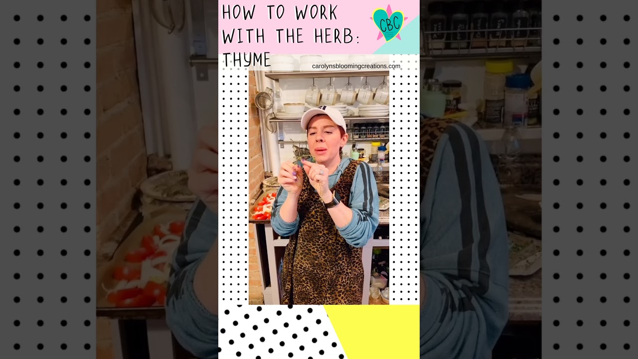 How to Work With Fresh Herbs: Thyme | #CookingTips | Healthy Vegetarian Recipes | Vertical Video How to Work With Fresh Herbs: Thyme | #CookingTips | Healthy Vegetarian Recipes | Vertical Video