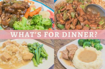 WHAT'S FOR DINNER? // EASY FAMILY MEAL IDEAS