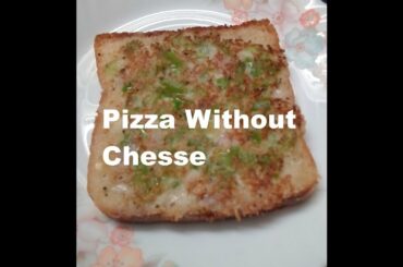 Bread - Pizza on Tawa in Hindi /How to make Bread Pizza Recipe on Pan or Tawa / Pizza without Cheese