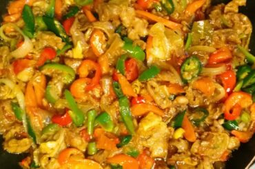 Simple Vegetable Beef Sauce | Easy And Healthy Recipe | Evangel Recipes | Delicious Nigerian Food.