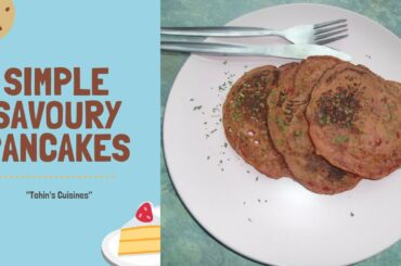 Simple Healthy Savoury Pancakes without EGGs