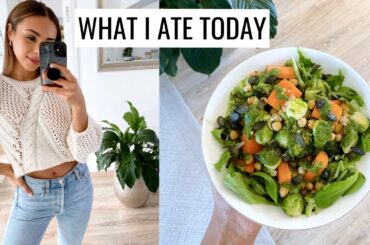 WHAT I ATE TODAY | Healthy & Simple Food Ideas | Annie Jaffrey