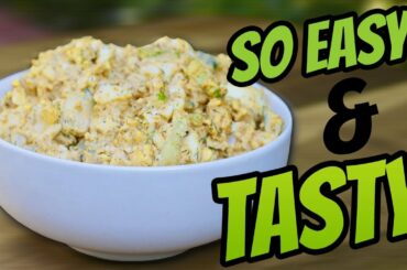 How To Make A Quick And Easy Egg Salad Recipe (THE PERFECT TASTY SNACK) | LiveLeanTV