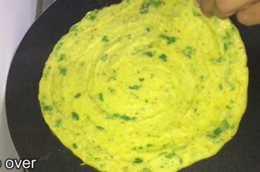 Indian Breakfast Recipe of Moongdal Chilla Recipe|Today My Healthy Breakfast Of Moong Dal Cheela