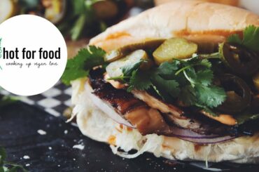 maitake mushroom steak sandwiches (The Wicked Healthy Cookbook) | hot for food's test kitchen