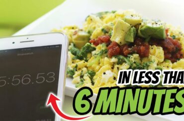 Quick Breakfast Recipe With Eggs (SUPER TASTY SCRAMBLED EGGS RECIPES) | LiveLeanTV